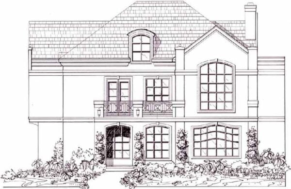 Two Story House Plan C4187 A