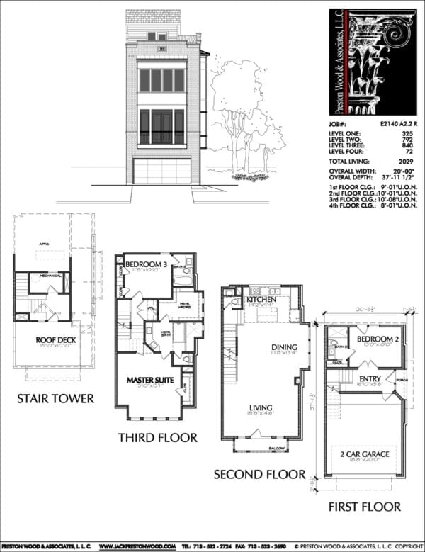 Townhouse Plan E2140 A2.2R