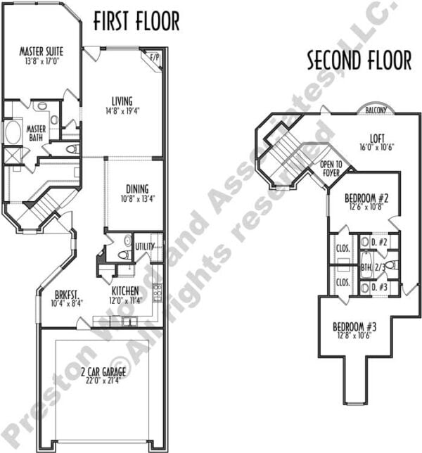 Urban House Plan C7123 A