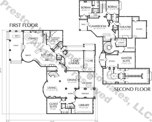 Two Story House Plan D3092