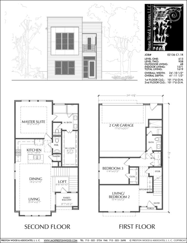 Townhouse Plan E2136 C1.1