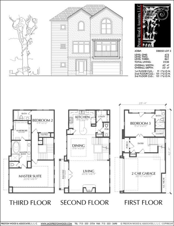 Townhouse Plan D8050 Lot 3