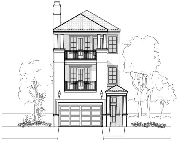 Townhouse Plan E2061 A1.3