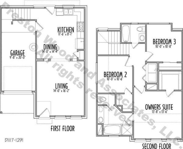 Small House Plan D1117A