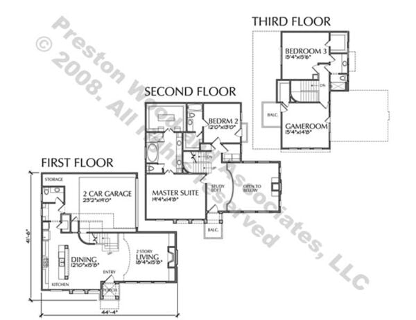 Townhouse Plan D4267 u2 & u5