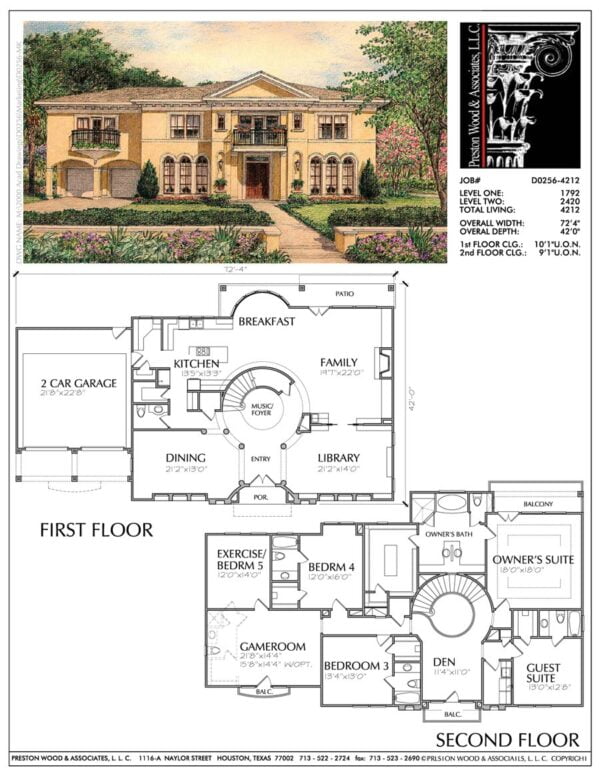 Eclectic Style Home Plan aD0256
