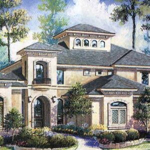 Two Story House Plan D2075