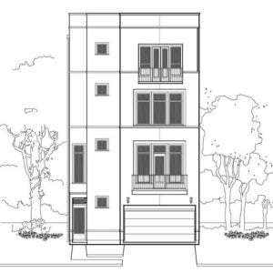 Townhouse Plan E3130 F1.1