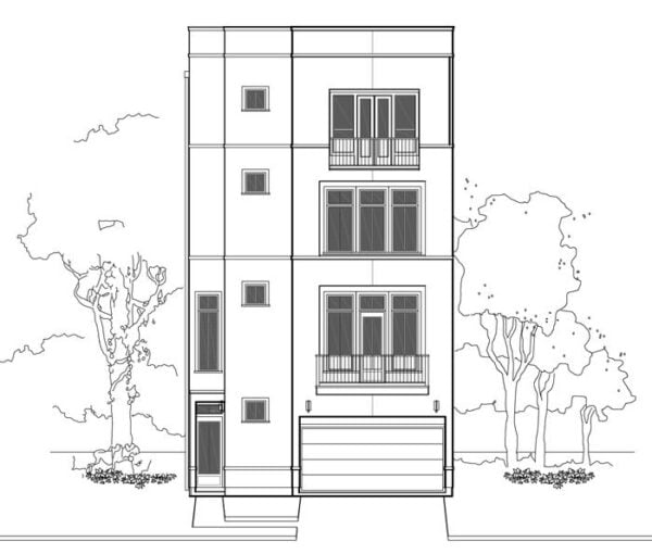 Townhouse Plan E3130 F1.1