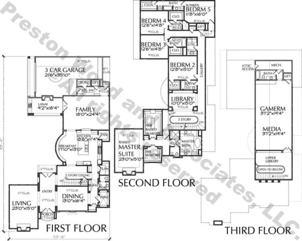 Two Story Home Plan D5080