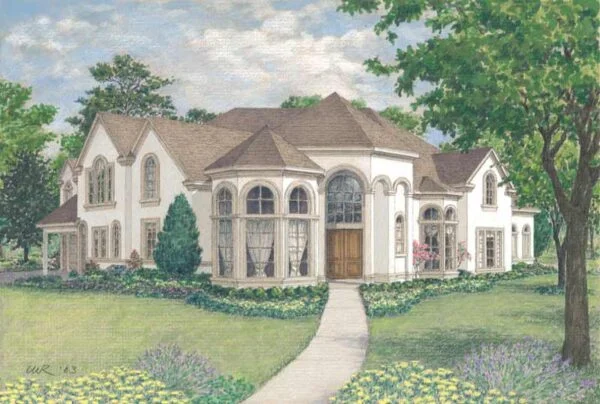 Two Story Home Plan D0116