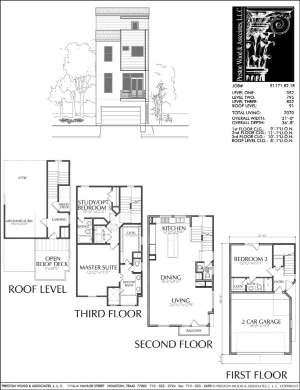 Townhouse Plan E1171 B2.1