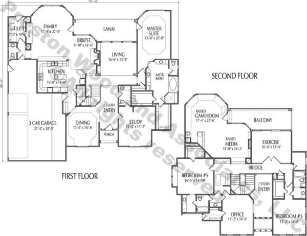 Two Story House Plan D1208