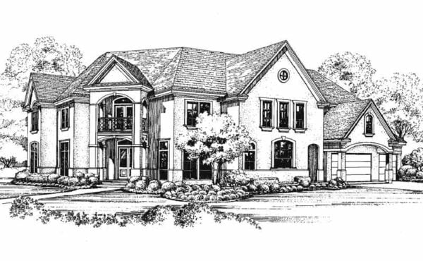 Two Story House Plan C5293