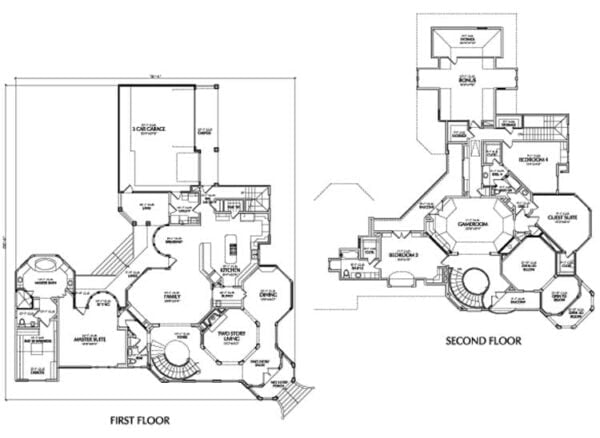 Two Story House Plan D8093