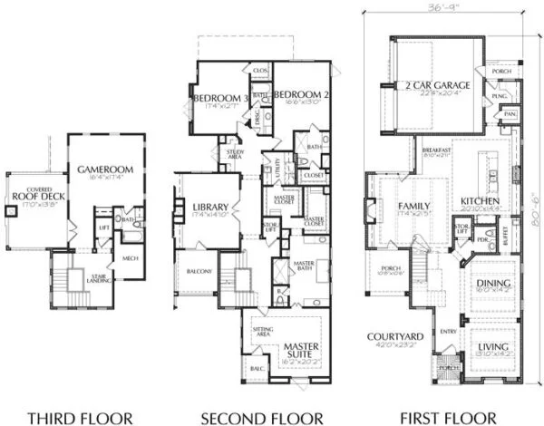 Two Story House Plan E5108