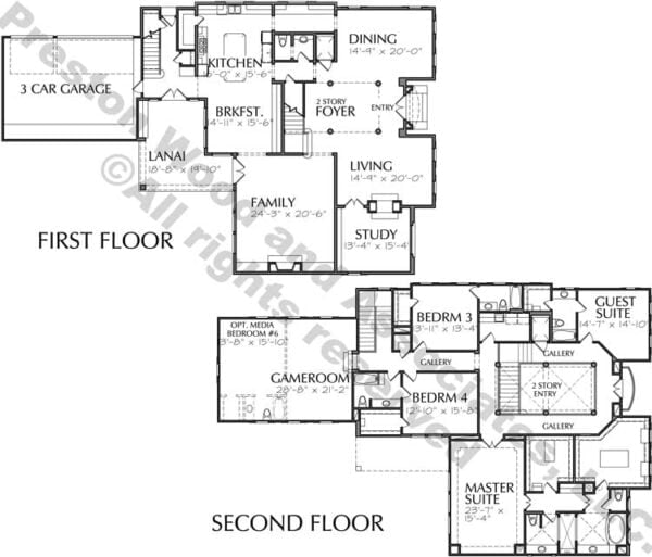Two Story Home Plan D3238