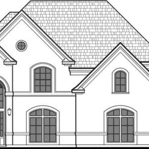 Two Story House Plan D2058
