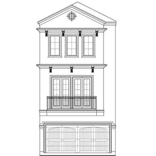 Townhouse Plan D5214-2524