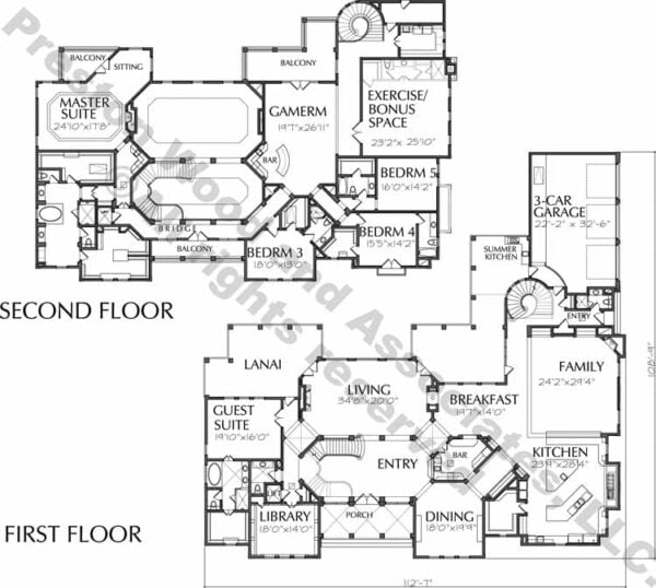 Two Story House Plan D8074