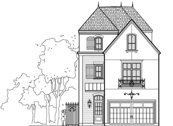 Townhouse Plan D9095 A2