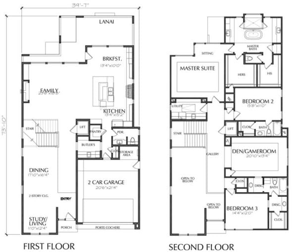 Urban House Plan E3084