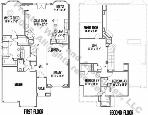 Country Style Home Plan C5230 A