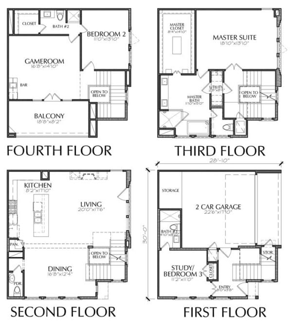 Townhouse Plan E2295 B2.1