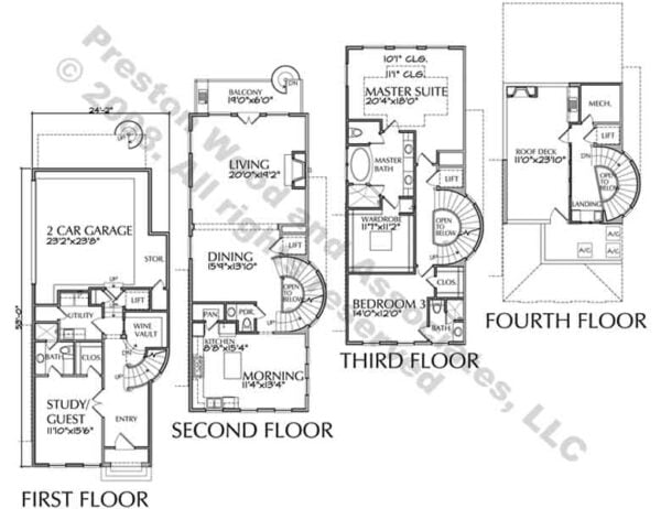 Townhouse Plan D6238 u5