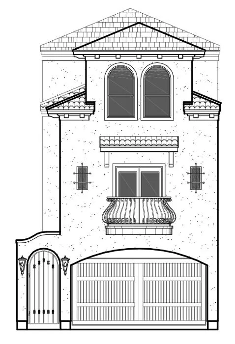 Townhouse Plan E1161 A4