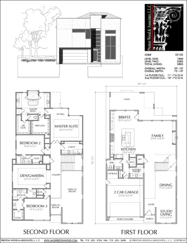Urban House Plan E2102