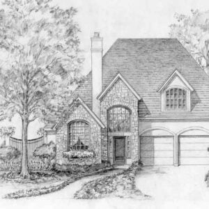 Patio House Plan C5287C