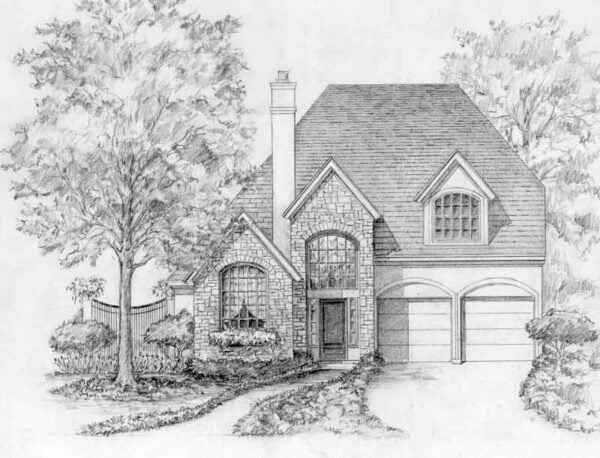 Patio House Plan C5287C