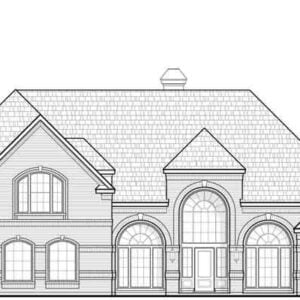 Two Story House Plan C7146