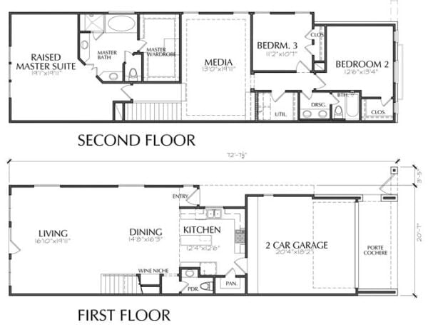 Townhouse Plan E2284 B1.1