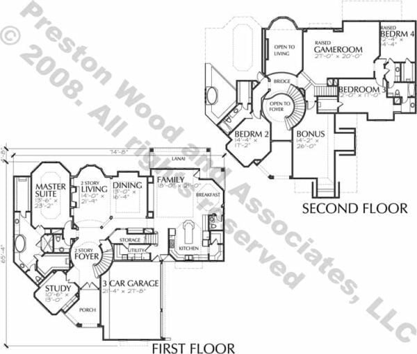 Two Story Home Plan D0111