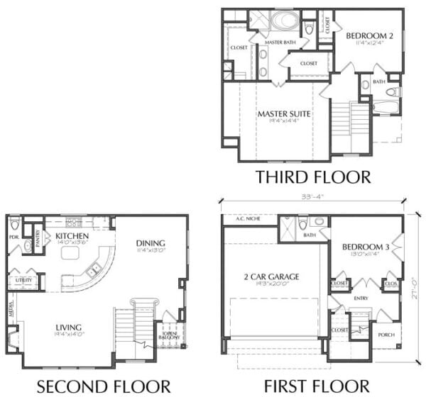 Townhouse Plan D8050 Lot 1 & 2