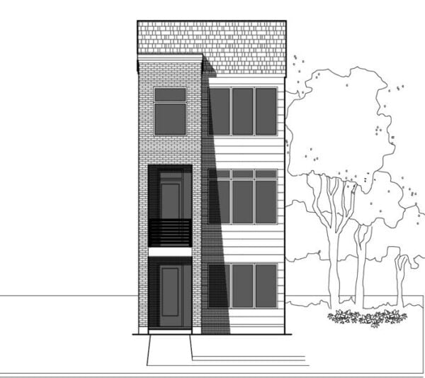 Townhouse Plan E3192 A1.1