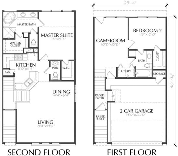 Townhouse Plan E5038