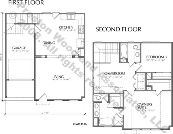 Two Story House Plan D3138