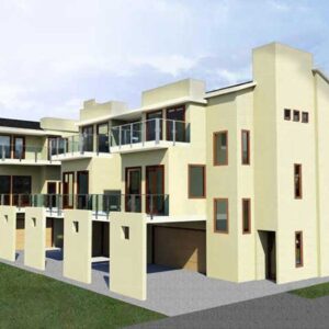 Duplex Townhouse Plan D6173 u1