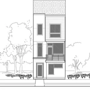 Townhouse Plan E1171 A1.1L