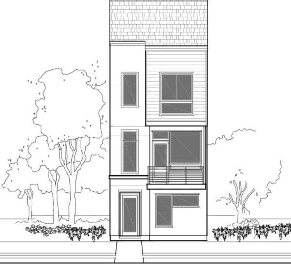 Townhouse Plan E1171 A1.1L