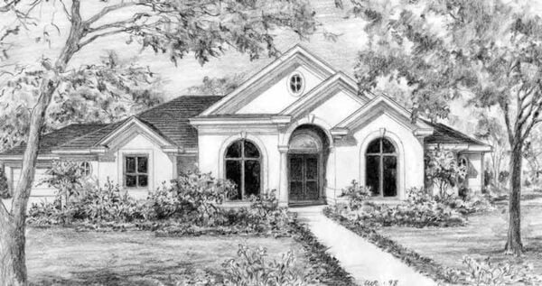 Traditional Style House Plan C4227