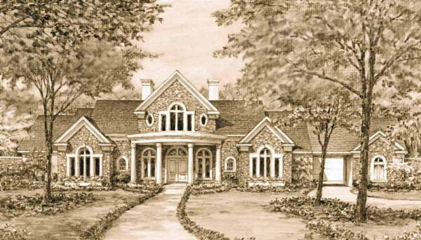 Two Story Home Plan C6343