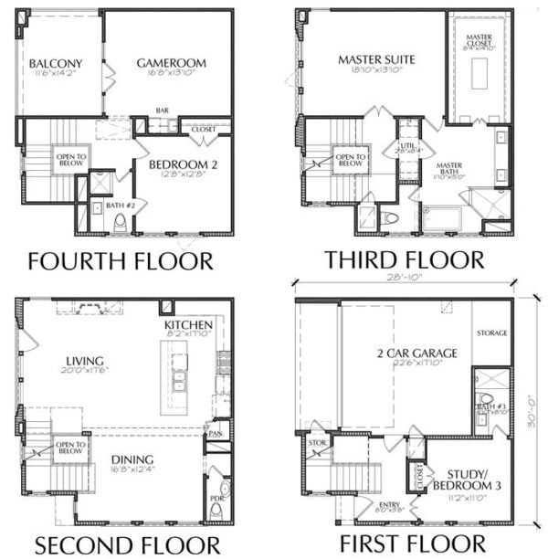 Townhouse Plan E2295 B1.1