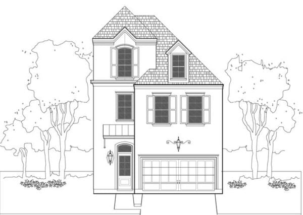 Townhouse Plan E1036 A2.4