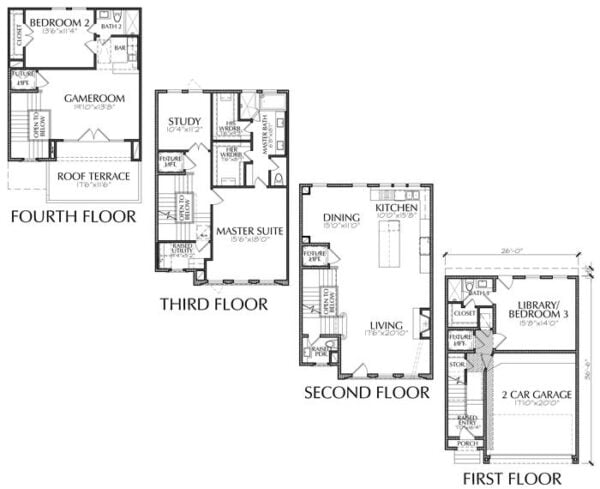 Townhouse Plan E2295 A1.1