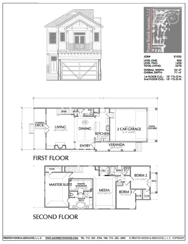 Townhouse Plan E1035
