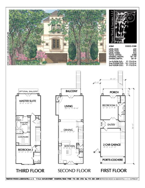 Townhouse Plan D3025